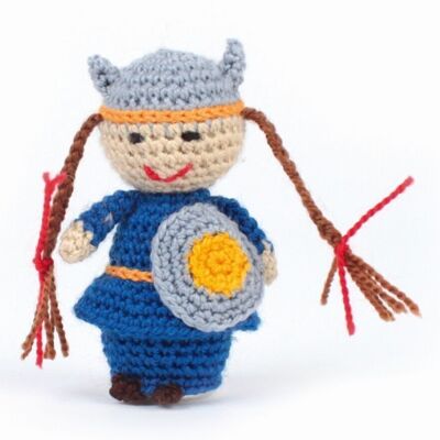 Mini-Figur "Vikinger" // Blau