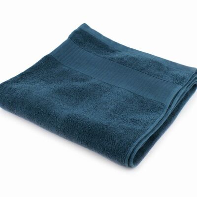 Bath towel 70 x 140 cm 100% organic cotton, petrol,