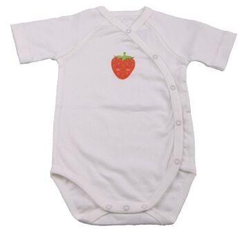 Body bébé "Funny Fraise" // Taille 74/80