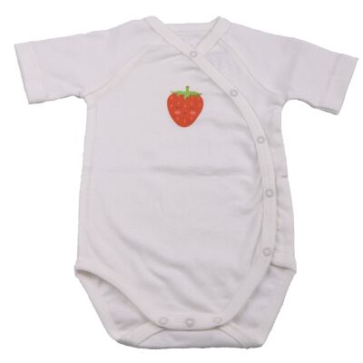 Baby bodysuit "Funny Strawberry" // Size 50/56