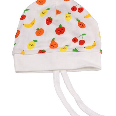 Baby hat "Funny Fruits" // 6-12 months