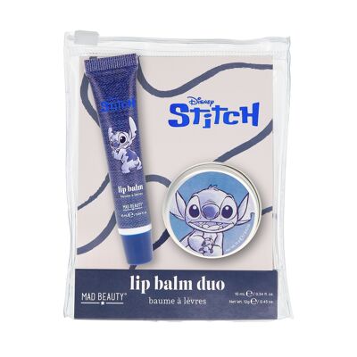 Mad Beauty Disney Stitch Denim Lip Balm Duo