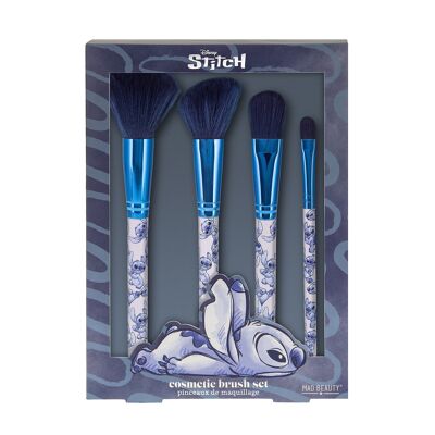 Mad Beauty Disney Stitch Denim Cosmetic Brush Set
