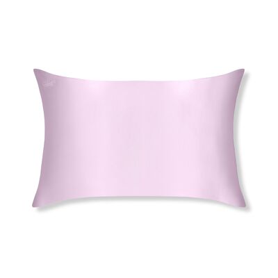 Funda de almohada de pura seda lila