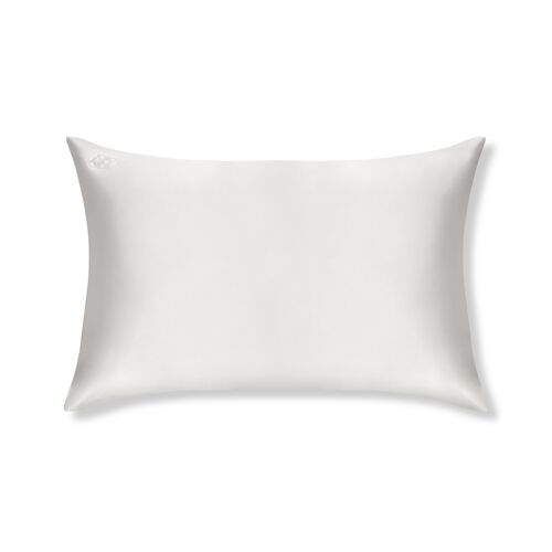Silver Pure Silk Pillowcase