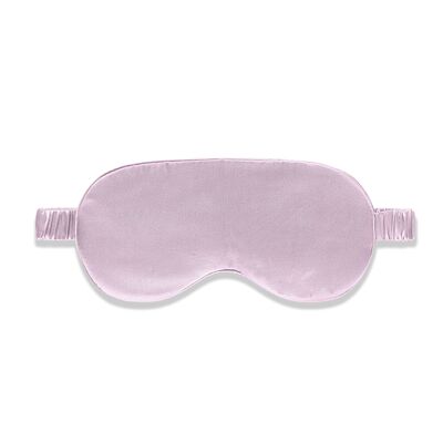 Masque de sommeil en soie lilas