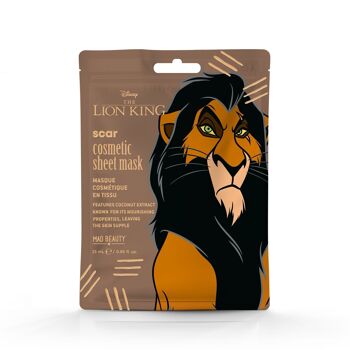 Mad Beauty Disney Roi Lion Masque En Tissu Cicatrice 1