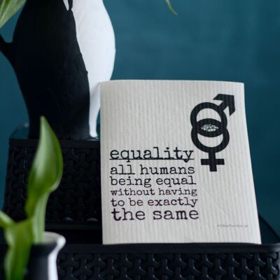 dishcloth EQUALITY