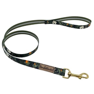 Dog training leash 1m Forest Walkies (rPet) gold/silver