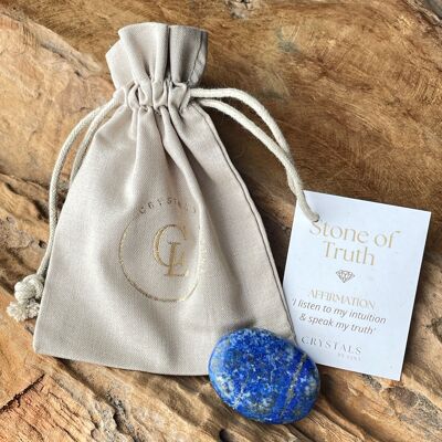 Stone of Truth - Lapis Lazuli - affirmation stone