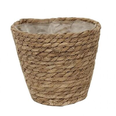 Wicker plant pot H15 D15