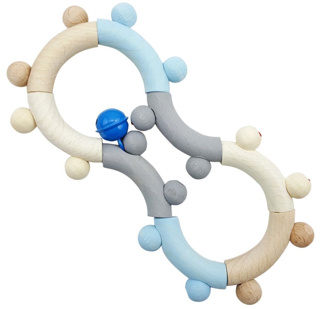 Le capacità motorie tintinnano otto, natura blu
