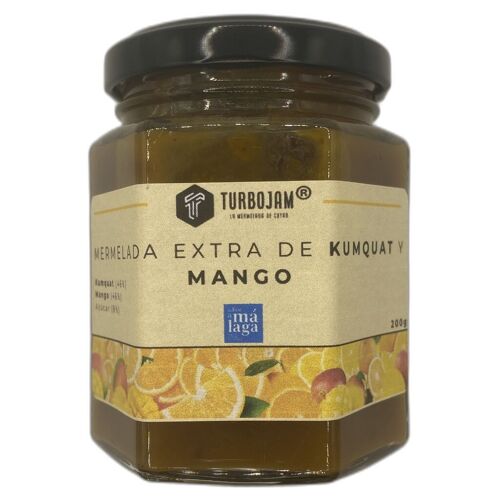 Mermelada Orgánica de Kumquat y Mango 90% Fruta