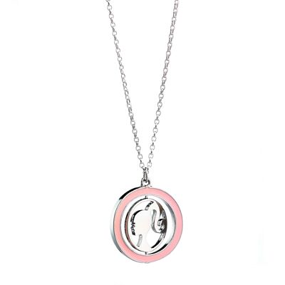 Barbie Spinning Silhouette Necklace