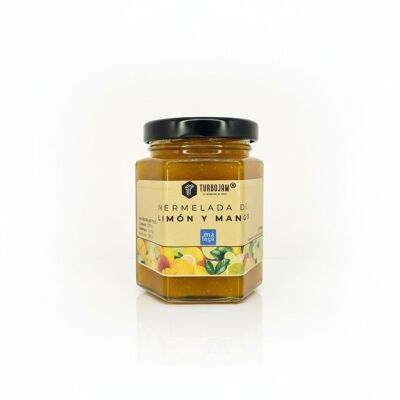 Natural Lemon and Mango Jam 90% Fruit.Reduced Sugar Content (Only 8%)