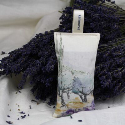 Sachet of organic lavender “Field of olive trees”
