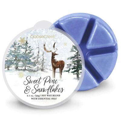 Cera derretida Goose Creek Candle® de pino dulce y copos de nieve