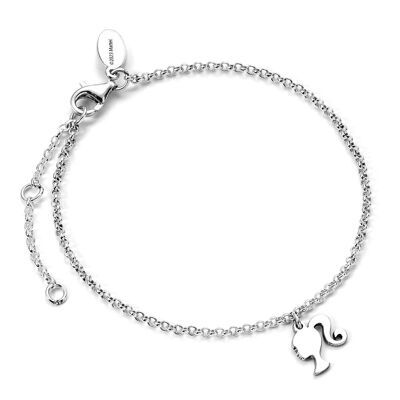 Bracelet Barbie Silhouette en Argent Sterling