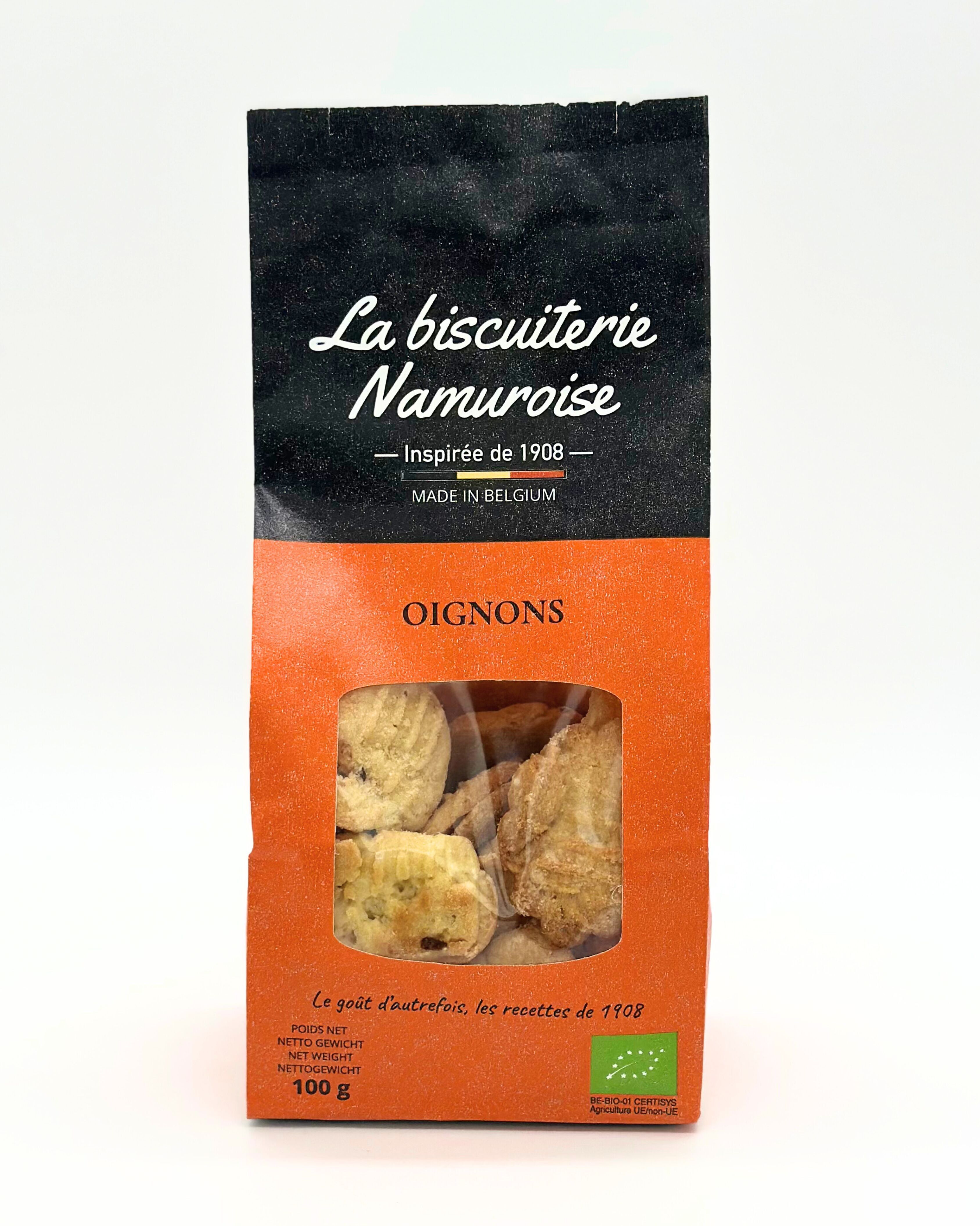 Biscuit - salted onion - ORGANIC (in bag)