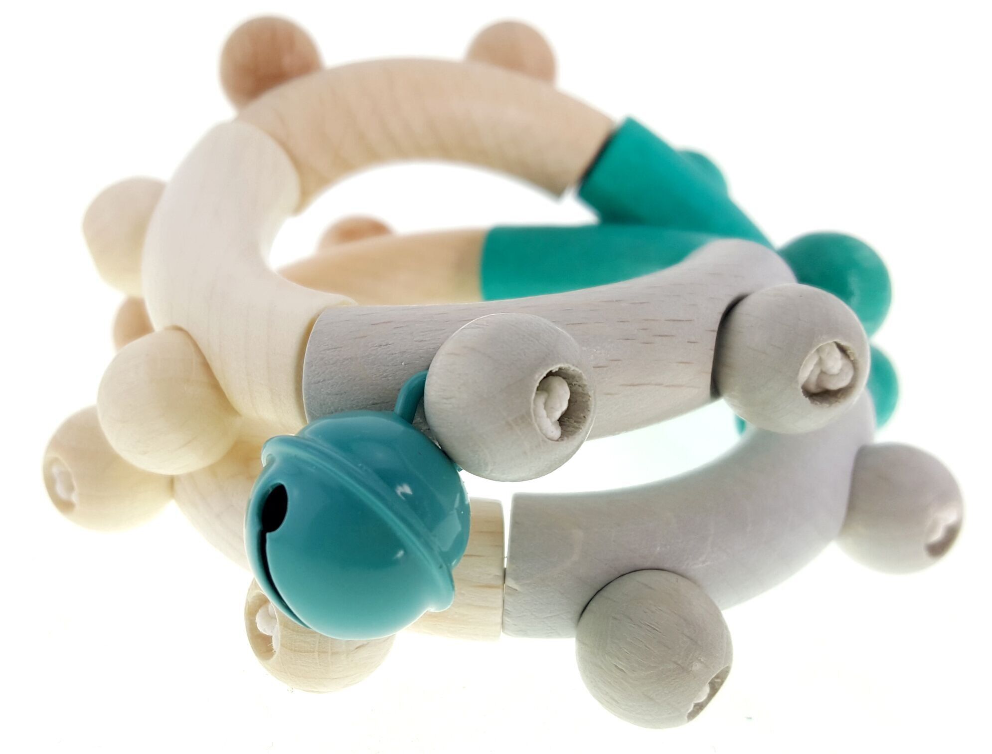 Le capacità motorie sonaglio otto, turchese naturale