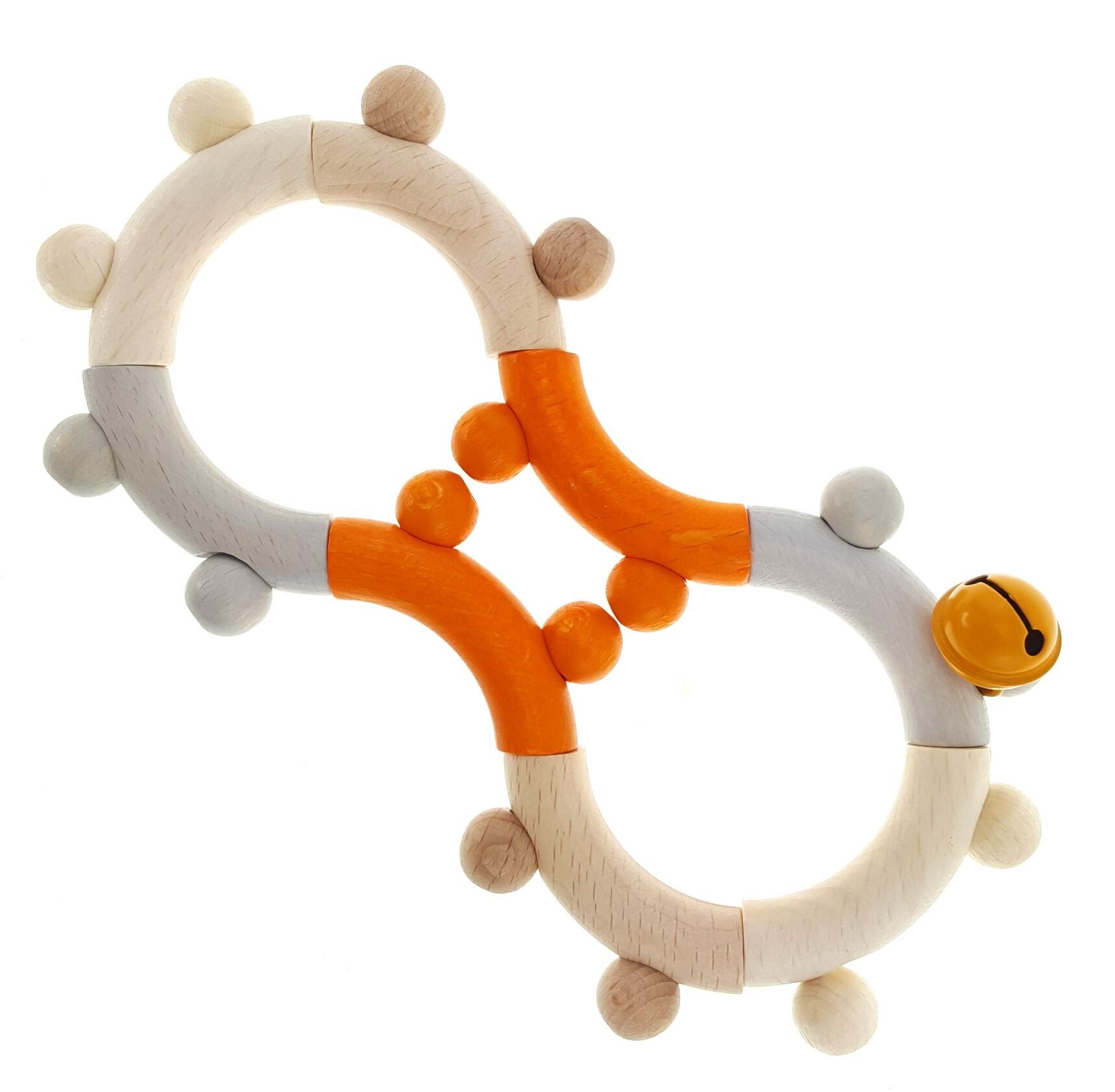 Le capacità motorie tintinnano otto, natura arancione