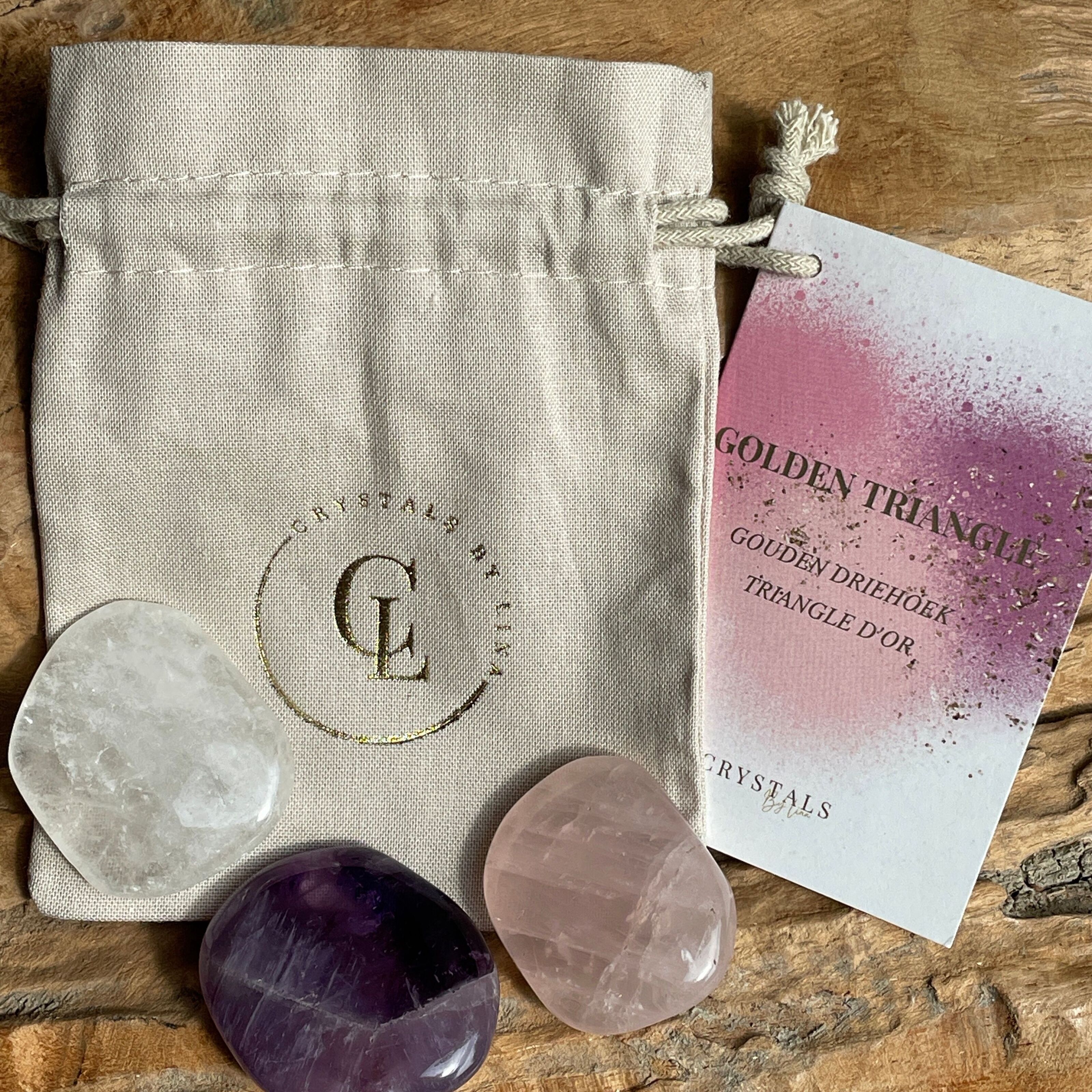 Chakra meditation stones - large - Crystals by Lina