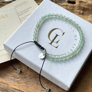 Bracelet power aventurine verte 3