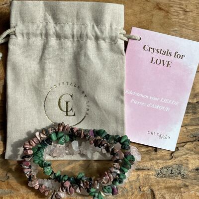 3 gemstone bracelets for love