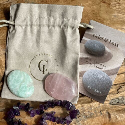 Gemstone set grief, mourning and bereavement