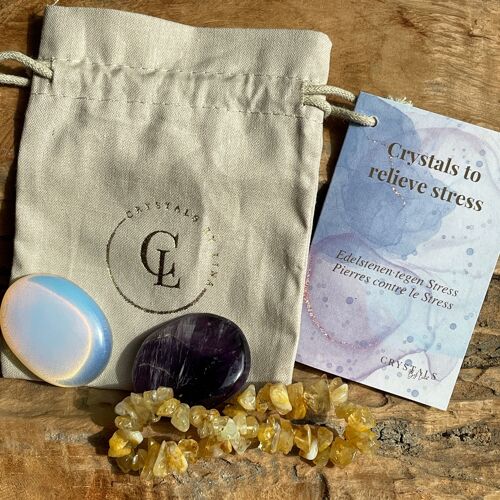 Gemstone set Stress Relief - with bracelet