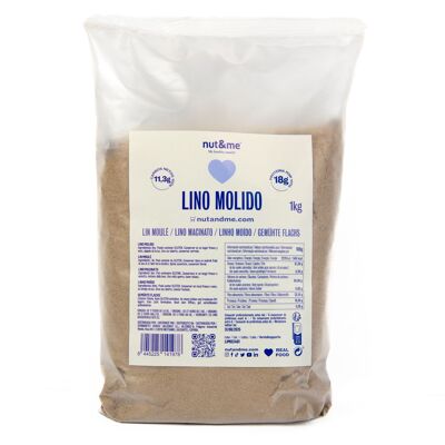 Lino molido 1kg - Semillas molidas