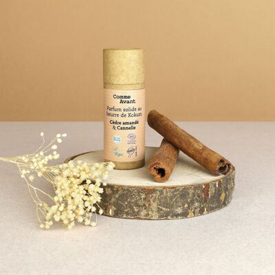Solid perfume - Almond cedar & Cinnamon