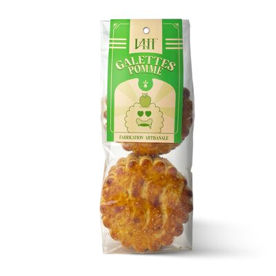 Galletas bretonas de manzana en bolsas