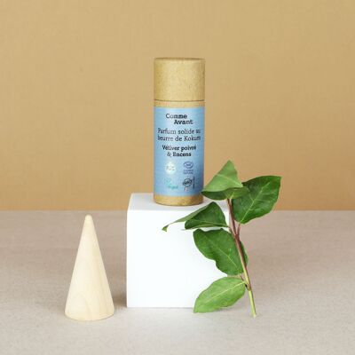 Solid perfume - Peppery vetiver & Incense