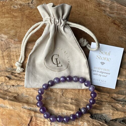 Gemstone bracelet amethyst