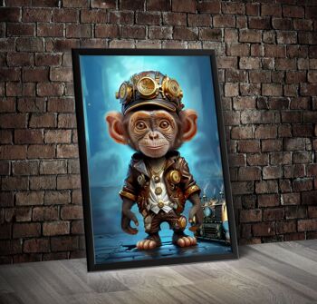 Monkey hip hop steampunk 2