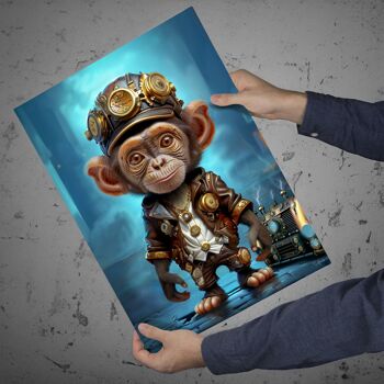 Monkey hip hop steampunk 3