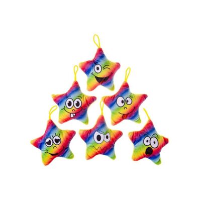 Super Soft Plush Rainbow Star Smiley 12 Cm