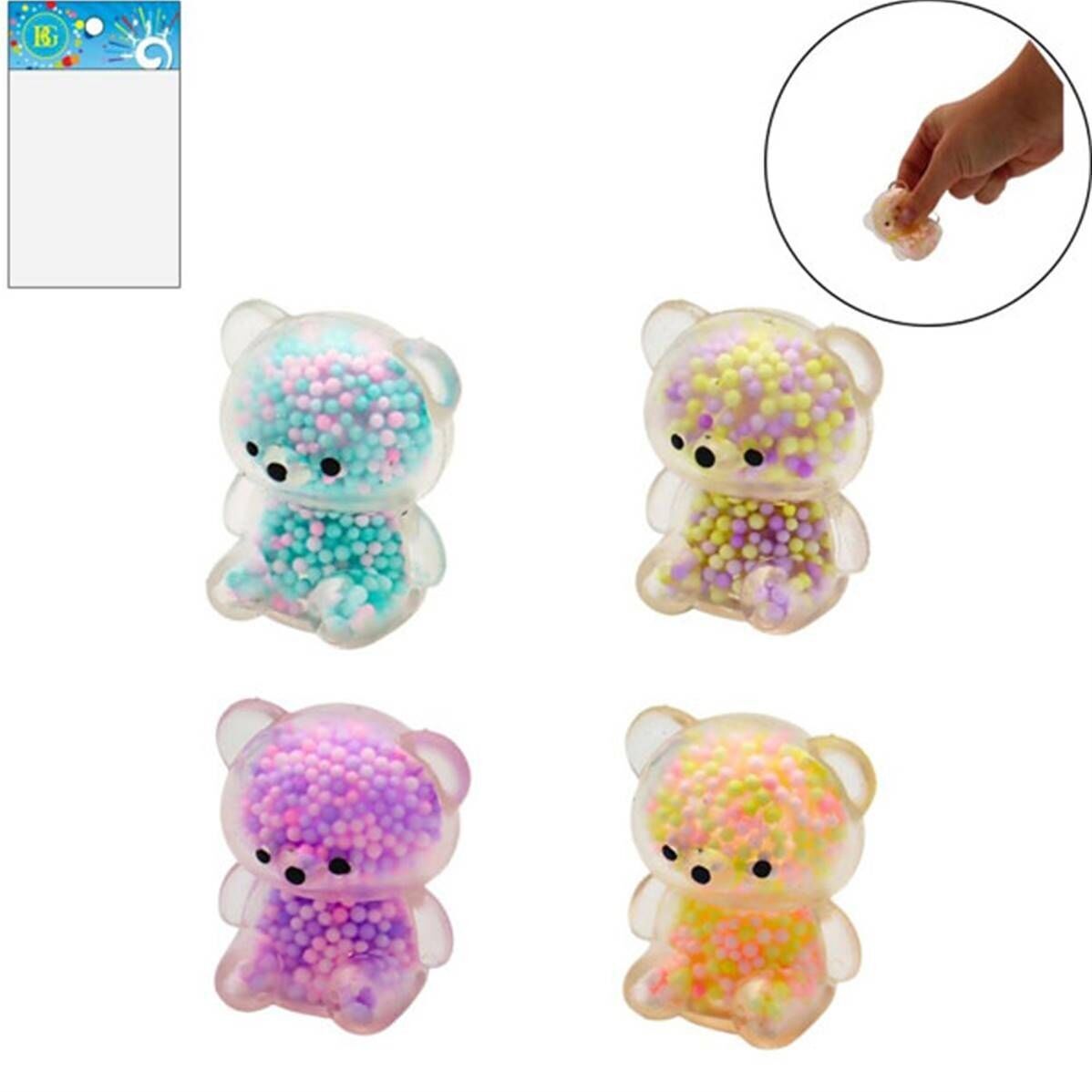 Tierische Anti-Stress-Bärenbälle 5 cm