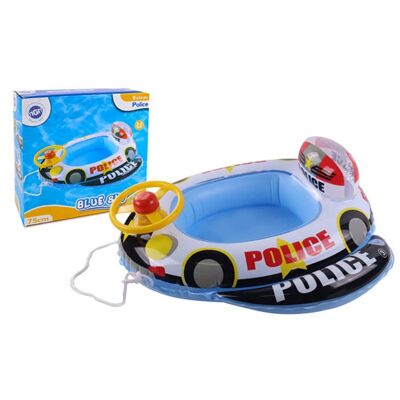 Police Boat Box 75 x 70 Cm Steering Wheel