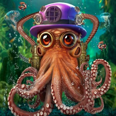 steampunk octopus