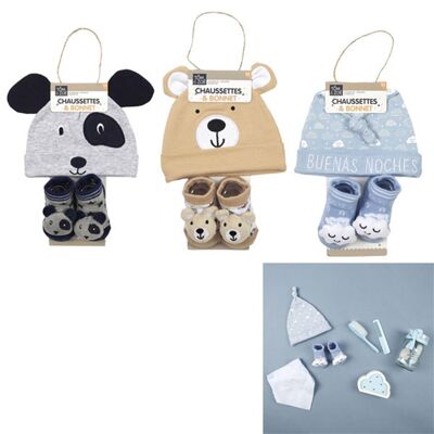 Chaussettes et Bonnet Bebe Garçon