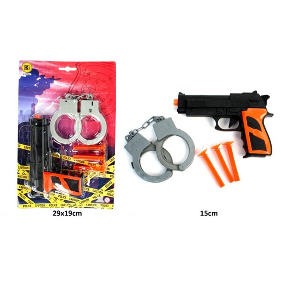 Buy wholesale Police 15 Cm Arrow Pistol with Handcuffs