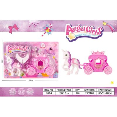 Unicorn Blister with Carriage 25 x 17 Cm
