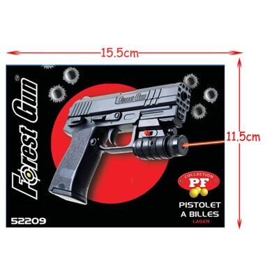 Pistola Láser De Bolas 15 Cm