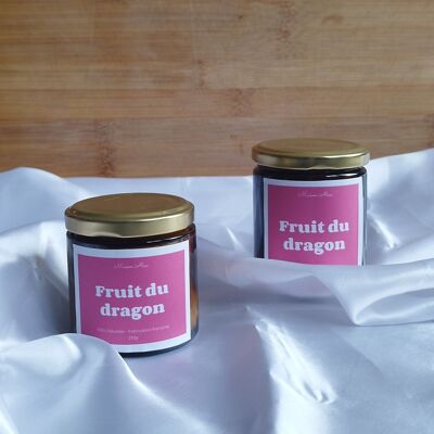 Natural scented candle with dragon fruit scent