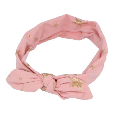 Diadema Infantil para Pelo con Nudo - Elástica - 2 Colores
