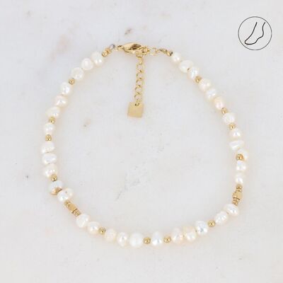 Odysée ankle bracelet - freshwater pearls
