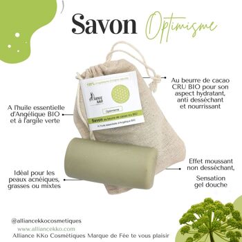 Savon cacao Angélique " Optimisme" 1