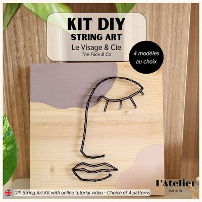 DIY String Art Kit - Gesicht | DIY-Boxen